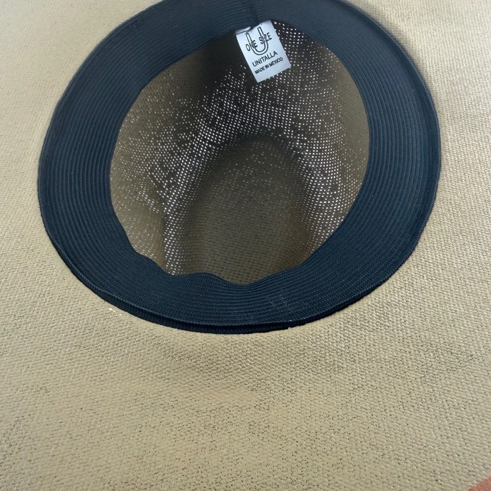 Boho Floral Embroidered Wide Brim Hat Festival Rancher Western‎ Style